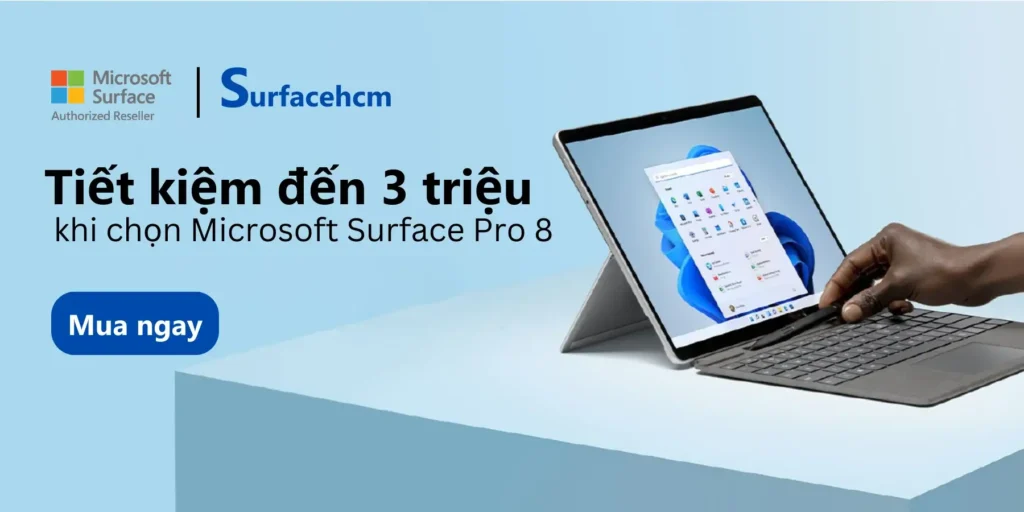 Banner Surface Pro 8