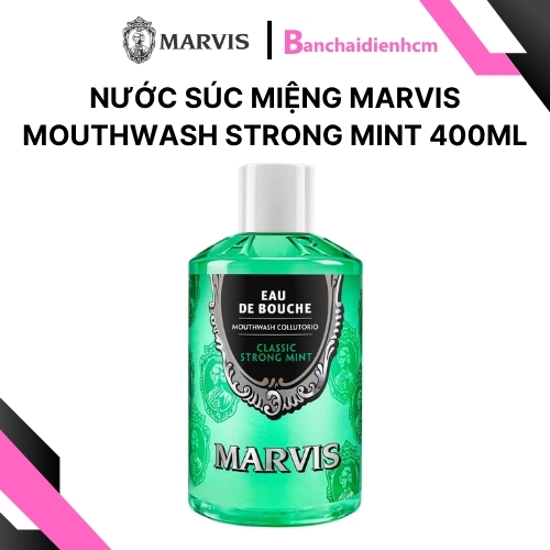 Nước Súc Miệng Marvis Strong Mint 400ml