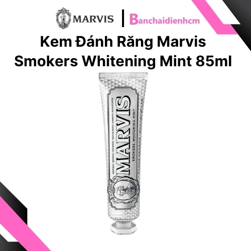 Kem Đánh Răng Marvis Smokers Whitening Mint 85ml