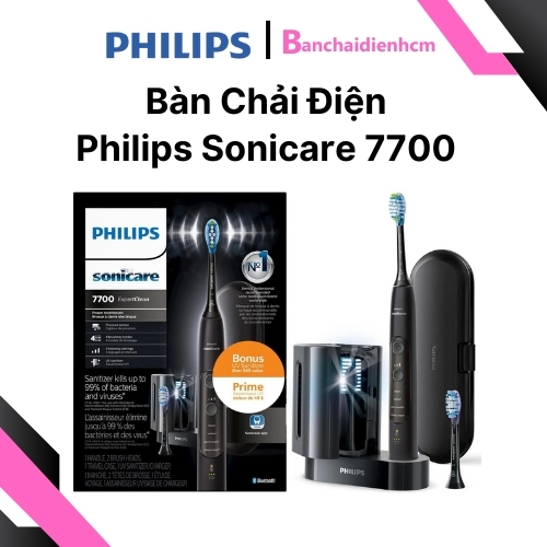 Bàn chải điện Philips Sonicare 7700 Chính Hãng