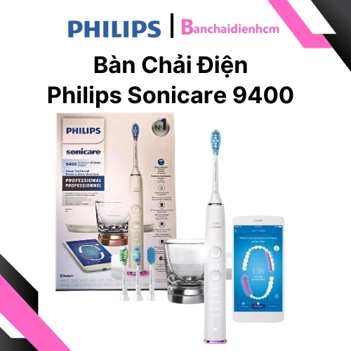 Bàn chải điện Philips Sonicare 9400 Chính Hãng